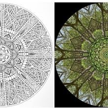 My project for course: The Art of Mandala Drawing: Create Geometric Patterns. Un progetto di Disegno e Illustrazione con inchiostro di Lesley Davies - 29.03.2022