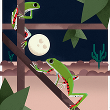 Meu projeto do curso: Ilustração da vida selvagem para livros infantis. Vector Illustration, Digital Illustration, and Children's Illustration project by Felipe Mendes - 02.20.2022