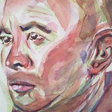 Final project Watercolour portrait with Ale. Un proyecto de Pintura a la acuarela de whereisyvonne - 30.03.2022