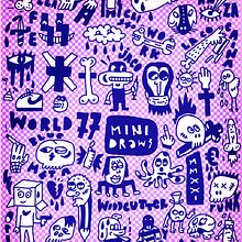 World 77 mini draws Font. T, pograph, and Traditional illustration project by woodcutter Manero - 04.01.2021
