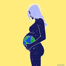 Mother Earth . Een project van Traditionele illustratie van Quinlan Fletcher - 27.03.2022