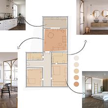 The wood feeling in a contemporary home design. Ein Projekt aus dem Bereich Design, 3D, Innendesign und Dekoration von Innenräumen von Ana Guillem - 30.03.2022