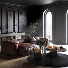 Dark Luxury Ein Projekt aus dem Bereich Design, 3D, 3-D-Modellierung, Innendesign, Innenarchitektur, Dekoration von Innenräumen und Architektur von Ana Guillem - 30.03.2022