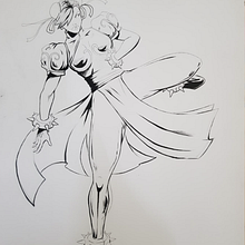 My project for course: Female Character Design for Comics. Design de personagens, Comic, e Desenho projeto de marshallartsstudios - 30.03.2022