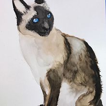 My project for course: Expressive Animal Portraits in Watercolor Ein Projekt aus dem Bereich Traditionelle Illustration, Aquarellmalerei, Realistische Zeichnung und Naturalistische Illustration von Marie Johnson-Dahlstrom - 30.03.2022