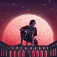 Under the Blood Moon. Un proyecto de Ilustración tradicional de Christina Chung - 31.03.2022
