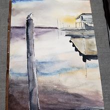 My project for course: Atmospheric Landscapes in Watercolor . Fine Arts, Painting, and Watercolor Painting project by Angela Counter - 03.31.2022