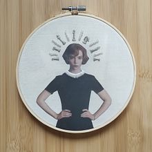 Mi Proyecto del curso: Bordado en fotografías sobre tela. Photograph, Collage, Paper Craft, Printing, Embroider, DIY, and Textile Design project by cristinabd88 - 03.31.2022