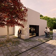 Tanatorio en Begur Ein Projekt aus dem Bereich Architektur, 3-D-Modellierung, L und schaftsbau von Laia Diego Esteve - 31.03.2022