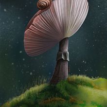 My project for course: Atmospheric Scenes in Procreate: Paint with Color and Light. Un progetto di Illustrazione tradizionale e Illustrazione digitale di kukojus - 30.03.2022