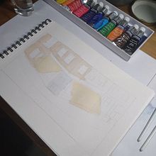 My project for course: Architectural Illustration with Watercolor . % Ish Santos tarafından hazırlanan Çizim, Sulubo, a Resim, Mimari İllüstras, on, Ve Eskiz defteri projesi - 03.29.2022