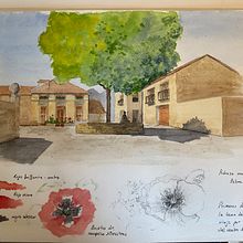 My project for course: Watercolor Travel Journal. Traditional illustration, Watercolor Painting, Architectural Illustration, and Sketchbook project by palomaengelgarcia - 03.31.2022