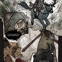 Fox Feet: Prologue Sample. Comic project by Sasha Greenlan - 03.31.2022