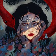 Ophelia. Traditional illustration, and Fine Arts project by Fernanda Maya - 03.31.2022