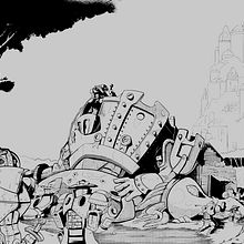 Mi Proyecto del curso: Creación y pintura de escenarios fantásticos en Photoshop . Un progetto di Illustrazione tradizionale, Disegno, Illustrazione digitale, Arte concettuale e Pittura digitale di Davix Decon - 31.03.2022