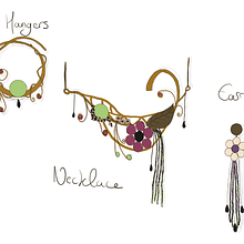 Mon projet du cours : Techniques de création de bijoux en fil de fer . Un progetto di Design di accessori, Artigianato e Design di gioielli di alisonfeucherolles - 31.03.2022