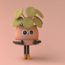 Mi Proyecto del curso: Introducción al modelado de personajes 3D con Cinema 4D. Un proyecto de 3D, Modelado 3D y Diseño de personajes 3D de Leslie Morales Subirana - 01.04.2022