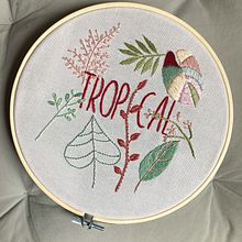 Il mio progetto del corso: Tecniche fondamentali per ricamare lettere. Un projet de Broderie , et Design textile de Veronica Malvestio - 01.04.2022