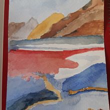 Mi Proyecto del curso: Paisajes atmosféricos en acuarela. Fine Arts, Painting, and Watercolor Painting project by Verónica Giovannini - 04.01.2022