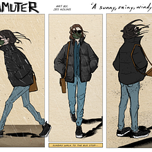 Commuter. Traditional illustration, Comic, Digital Illustration, and Digital Drawing project by Jes Kolins - 04.01.2022