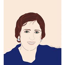 Retrato de Adelaida Garcia Sierra . Ilustrasi tradisional, Desain Editorial, Dan Desain proyek oleh Gloria Garrastazul - 04.02.2022