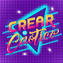 Crear es caótico.. Calligraph, Lettering, Digital Lettering, and 3D Lettering project by Paula Varona - 04.02.2022