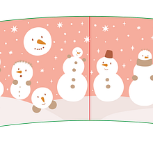 Pink Christmas - illustrations for package design.. Design gráfico, Packaging, Ilustração vetorial e Ilustração digital projeto de Tanya Kuzmina - 08.11.2021