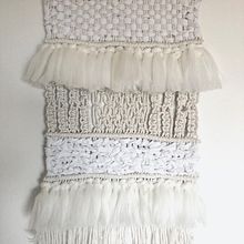Il mio progetto del corso: Introduzione al macramè: creazione di un arazzo decorativo. Accessor, Design, Arts, Crafts, Interior Design, Decoration, Fiber Arts, Macramé, and Textile Design project by Nina - 04.02.2022