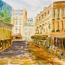My project for course: Architectural Illustration with Watercolor. Un proyecto de Ilustración tradicional, Bocetado, Dibujo, Pintura a la acuarela, Ilustración arquitectónica y Sketchbook de cappiellolou - 02.04.2022