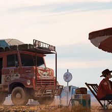 Mi Proyecto del curso: Creación y pintura de escenarios fantásticos en Photoshop . Traditional illustration, Drawing, Digital Illustration, Concept Art, and Digital Painting project by Wilber Rivera - 04.01.2022