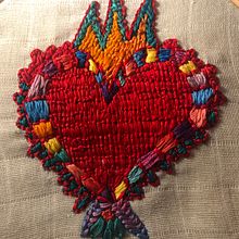 Meu projeto do curso: Bordado contemporâneo com pontos tradicionais mexicanos. Projekt z dziedziny Craft,  Haft,  Tkactwo, Wzornictwo tekst, liów, Trad, c i jna ilustracja użytkownika Isabel Silva - 02.04.2022