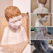 My project for course: Introduction to Clay Figurative Sculpture. Fine Arts, and Sculpture project by Janine Gerber - 03.26.2022