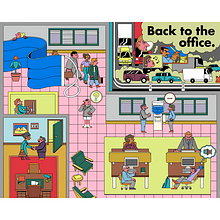 Back to the office. Un progetto di Illustrazione tradizionale e Illustrazione editoriale di Joris Spanbroek - 28.02.2022