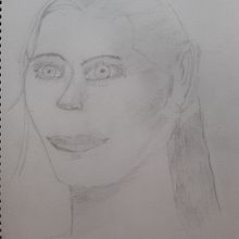 Mi Proyecto del curso: Sketchbook de retrato: explora el rostro humano. Sketching, Drawing, Portrait Drawing, Artistic Drawing, and Sketchbook project by Verónica Giovannini - 03.26.2022