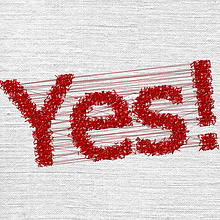 Yes! (Bad Embroidery). Un progetto di Motion graphics, Multimedia e JavaScript di Lorenzo Carnevale - 07.04.2022
