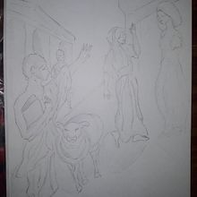 Mi Proyecto del curso: Fundamentos del dibujo de personas a partir de la imaginación. Een project van Traditionele illustratie,  Beeldende kunst,  Schetsen, Tekening met potlood,  Tekening,  Artistieke tekening y Anatomisch tekenen van Abel Mendoza - 03.04.2022
