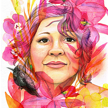 Mi Proyecto del curso: Retrato ilustrado en acuarela Ein Projekt aus dem Bereich Traditionelle Illustration, Bildende Künste, Malerei, Zeichnung, Aquarellmalerei, Porträtzeichnung und Artistische Zeichnung von Viridiana Benitez Mendoza - 02.04.2022