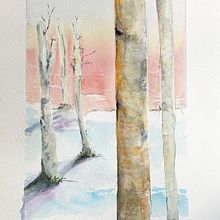 ATARDECER (acuarela). Un progetto di Pittura di Pilar Salvador Marco - 04.04.2022