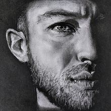 Mon projet du cours : Portrait artistique au fusain : créez des ambiances. Projekt z dziedziny Trad, c, jna ilustracja,  Sztuki piękne,  R, sunek, Portret, R, sunek realist, czn,  R, sunek art, st i czn użytkownika isabanidol - 04.04.2022