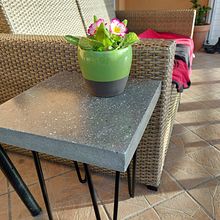 Final project: terrazzo side table. Projekt z dziedziny Craft, Projektowanie i w, rób mebli, Projektowanie wnętrz, Dekoracja wnętrz i DIY użytkownika Monika Keser - 04.04.2022