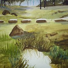 Mi Proyecto del curso: Paisajes naturales en acuarela Ein Projekt aus dem Bereich Bildende Künste, Malerei und Aquarellmalerei von virginia villar - 04.04.2022