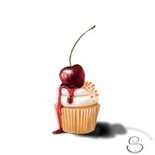 El pastel  . Ilustrasi tradisional proyek oleh Ekaterina Sysoeva - 04.04.2022