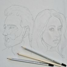 My project for course: Portrait Sketchbooking: Explore the Human Face. Sketching, Drawing, Portrait Drawing, Artistic Drawing, and Sketchbook project by Mihalcea Adrian - 04.04.2022