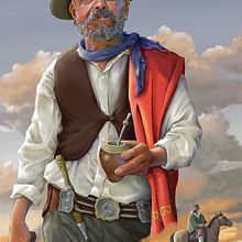 Aventura Gaucha. Un proyecto de Ilustración tradicional, Ilustración digital y Diseño de juegos de Walter Bou - 04.04.2022