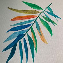 Leafy. Een project van Aquarelschilderen van 5y74vzjj2h - 04.04.2022