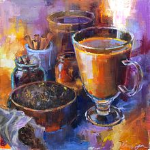My project for course: Contemporary Oil Painting Techniques. Projekt z dziedziny  Sztuki piękne,  Malarstwo i Malarstwo olejowe użytkownika milychka - 05.04.2022