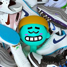 Nike Project - Mixed Media. 3D, 3D Modeling, 3D Character Design, 3D Design, Character Design, Design, 3D Animation, and Animation project by Mitsi Studio - 04.05.2022