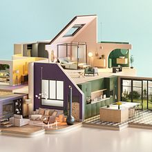AIB: Home of the Year. Un progetto di 3D, Animazione 3D e Pubblicità di JVG - 05.04.2022