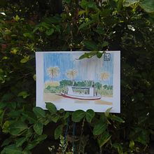 Primeiros prints. Un projet de Illustration traditionnelle, Dessin au cra, on, Créativité , et Dessin artistique de Arielle Cunha - 05.04.2022