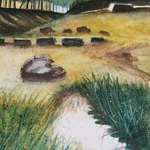 Mi Proyecto del curso: Paisajes naturales en acuarela. Un proyecto de Bellas Artes, Pintura y Pintura a la acuarela de Virginia Daga - 05.04.2022